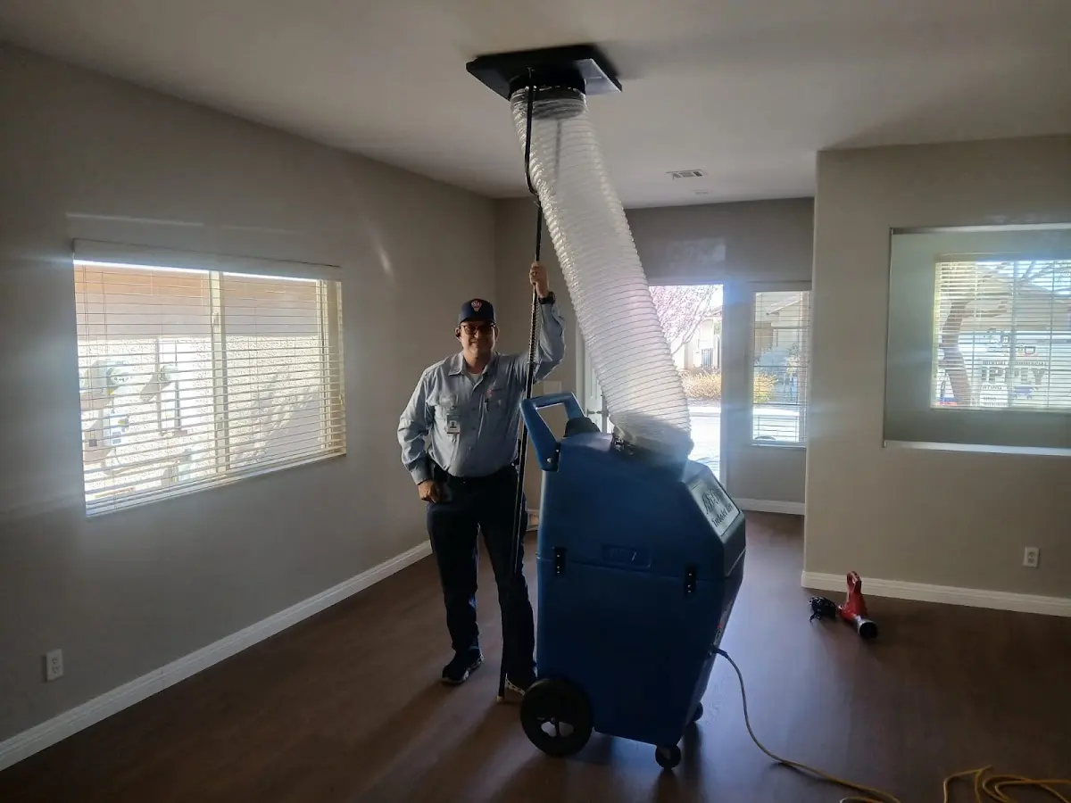 Professional Dryer Vent Cleaning work inside a Doral home